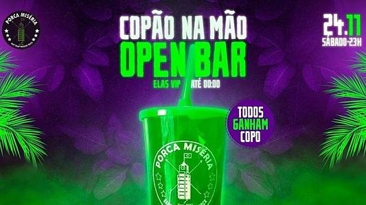 Copão Na Mão #4: OPEN BAR