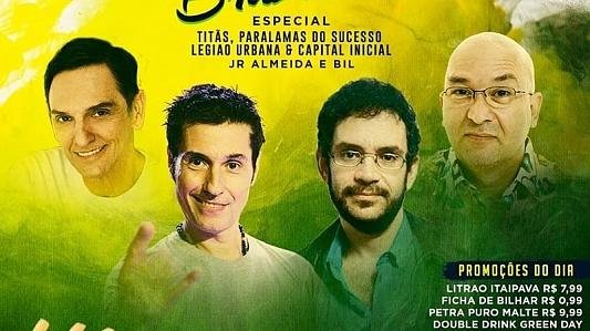 Especial ROCK BRAZUCA 80'90' no Garage 51 | Jr.Almeida e Bil