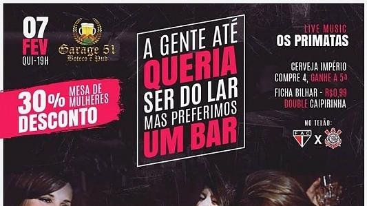 A gente até queria ser do lar mas preferimos um bar | OsPrimatas