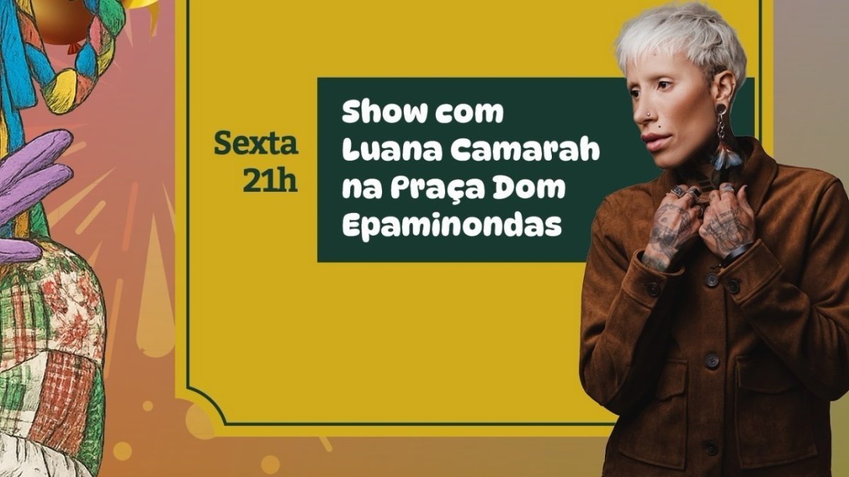 Show de Luana Camara celebram aniversário de Taubaté
