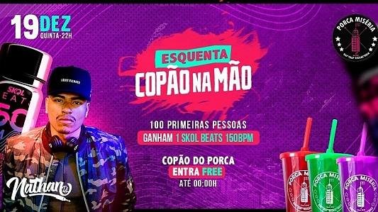 Esquenta do Copão Free | 100 Skol Beats 150bpm na Faixa