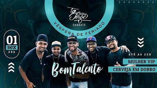 Véspera de Feriado tem Pagode do grupo Bom Talento - Mulher VIP