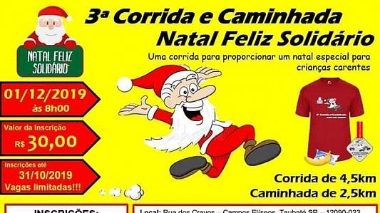 3ª CORRIDA E CAMINHADA NATAL FELIZ SOLIDÁRIO