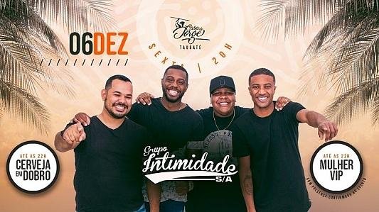 Pagode do Intimidade com Cerveja em Dobro e Mulher VIP até 22h