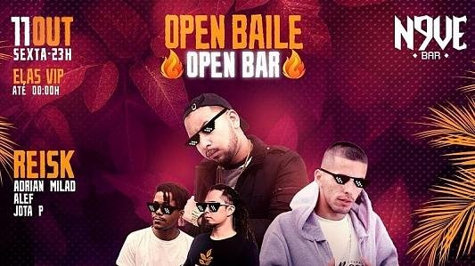 Open Baile: Open Bar | Elas VIP até 23h