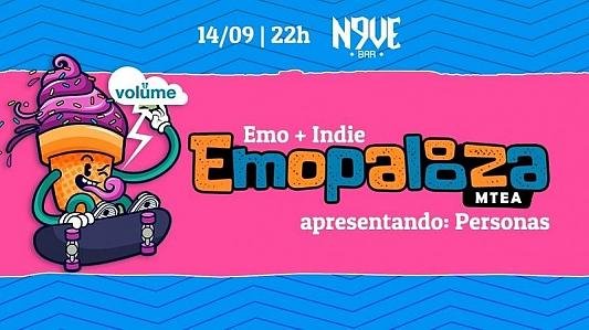 Emopalooza apresenta: Personas | Indie + Emo