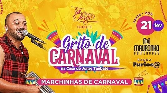 Grito de Carnaval na Casa de Jorge com Pagode e Marcinhas
