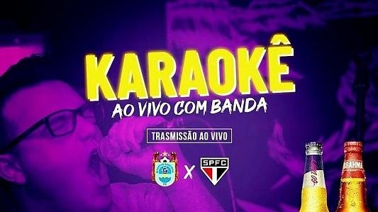 Karaokê com banda do Garage