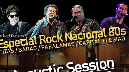 ACOUSTIC SESSION Rock Nacional 80s | Nael Cursino | Entrada FREE