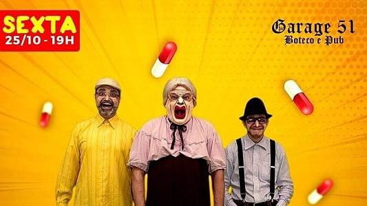 GERIATRICUS no Garage | Rock + Humor | Entrada FREE até 20h