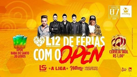De Férias com OPEN | Cerveja Skol R$1,00