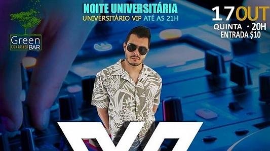 Dj Vallilo no Green Container Bar 