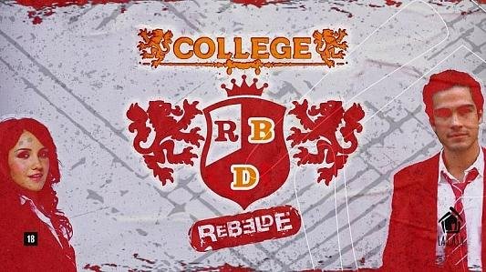 College Especial RBD // 29 de Nov. // 23h // Sexta // La Casa