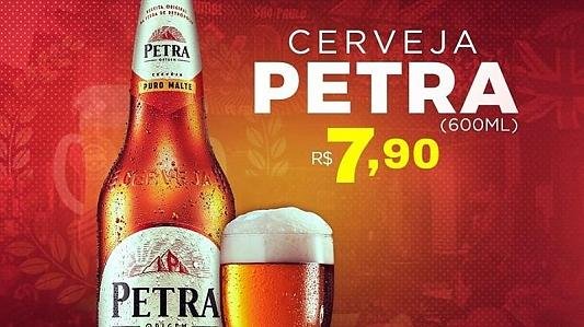 Futebol no telão | Petra 7,90 | Entrada FREE