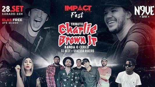 Impact Fest: Tributo CBJR com O Cerco + DJ Vanessa Ribeiro