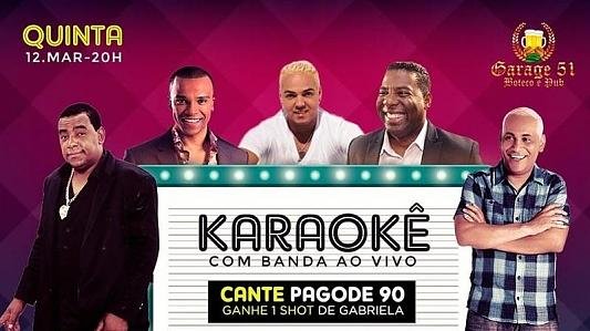 Karaokê com banda | Especial Pagode'90