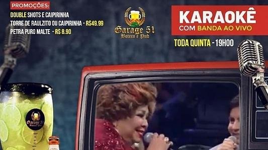 Karaokê com banda do Garage | Véspera de Carnaval