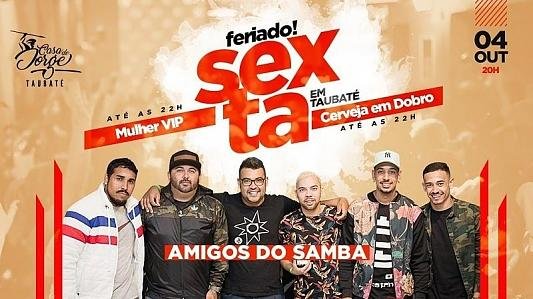 Feriado tem Amigos do Samba na Casa de Jorge