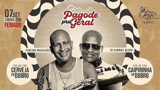 Feriado tem Pagode pra Geral com Fabiano Magalhães