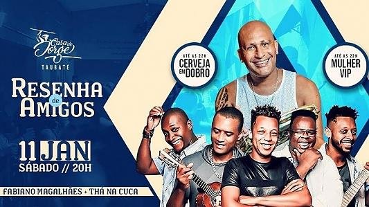 Resenha de Amigos com Fabiano Magalhães e Thá na Cuca