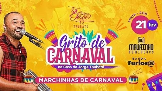 Grito de Carnaval na Casa de Jorge com Pagode e Marchinhas