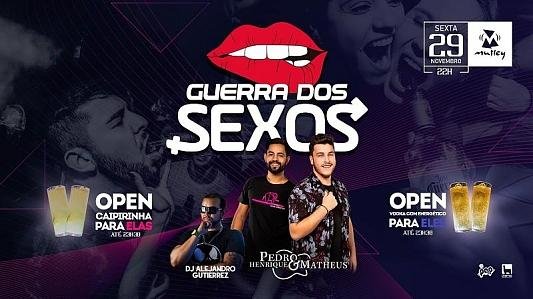 Guerra dos sexos - OPEN BAR*