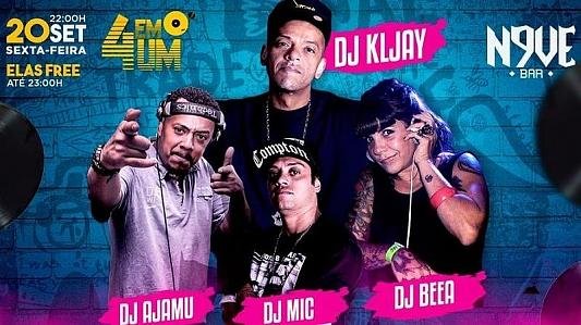 Festa 4 em Um | Elas Free até 23h