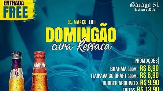 Domingão cura ressaca