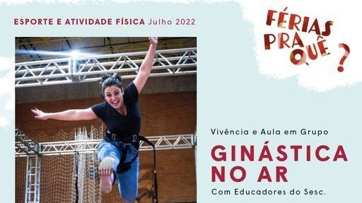 Vivência e Aula em Grupo - Ginástica no Ar | Sesc Taubaté