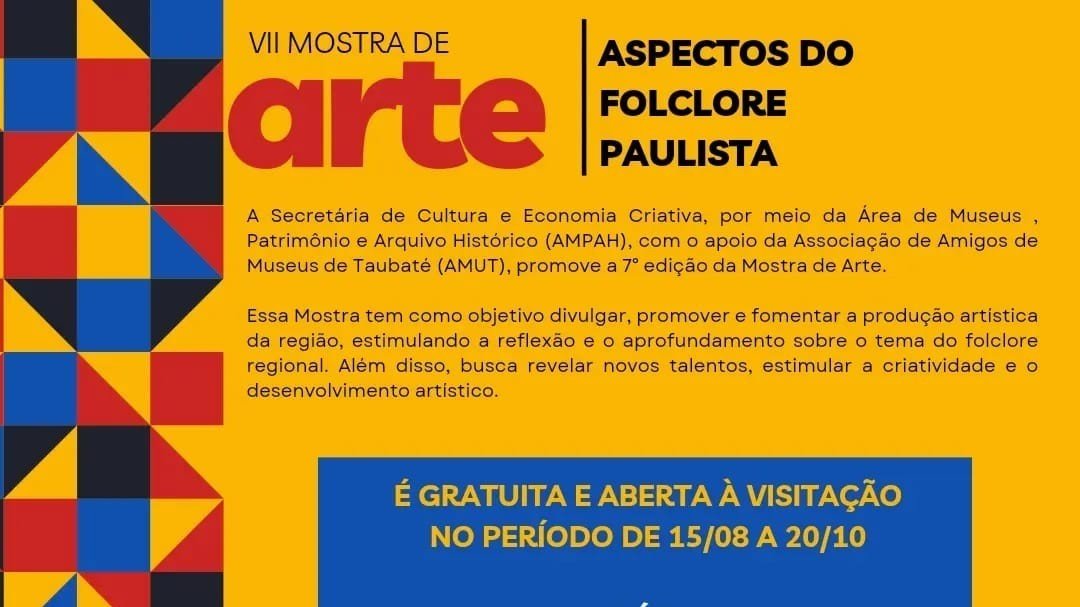VII Mostra de Artes - Ciclo Palestras