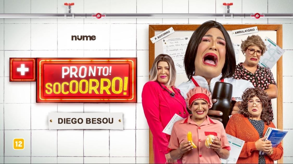 Espetáculo PRONTO! SOCORRO! com Diego Besou