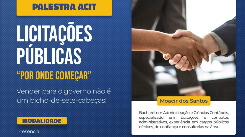 Palestra ACIT - Licitações Públicas