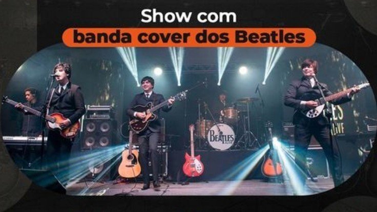 Apresentação Musical banda cover Beatles Alive