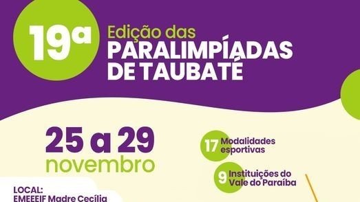 19ª Edição das Paraolimpíadas de Taubaté