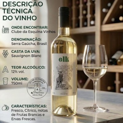 Taubaté: Vinho Branco Elk