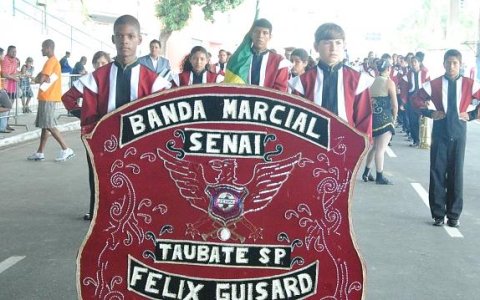 Banda Marcial da escola SENAI “Félix Guisard – SP