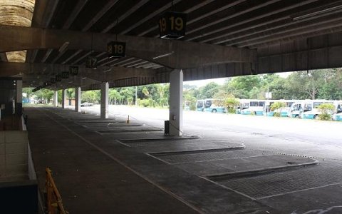 Interdição total da Rodoviária Nova