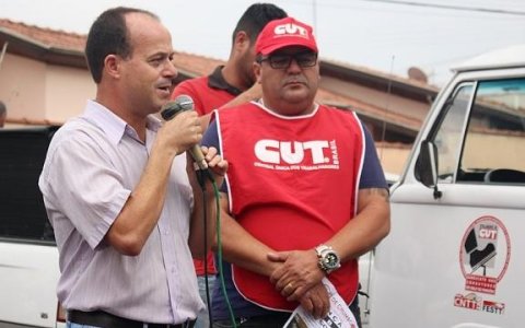 Manifestação na Rodoviária Nova