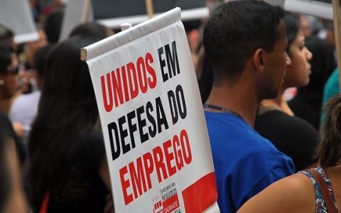 Manifestação dos funcionários da LG