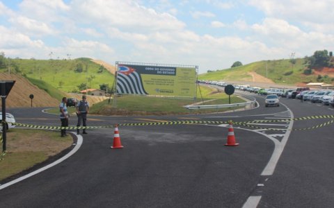 Inauguração do prolongamento da Carvalho Pinto