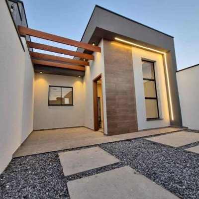 Taubaté: Belíssima casa 2 dormitórios com suíte Conceito moderno