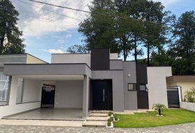 Foto Casa com 3 dormitórios à venda, 153 m² por R$ 826.000,00 - Condomínio Morada do Visconde - Tremembé/SP