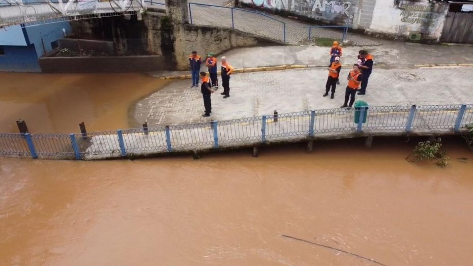 Defesa Civil de Taubaté presta apoio à São Luiz do Paraitinga após chuvas