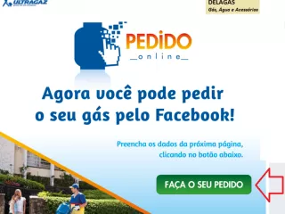 Faça o seu pedido pelo Facebook!