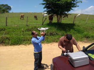 Topografia com drone