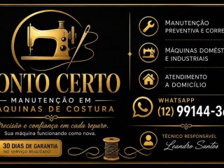 Foto de Ponto Certo Manutenção em Máquinas de Costura