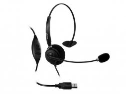 HEADSET VOICE UNIXTRON HD800 FLEX USB - (SEM CAIXA)