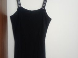 Lindo vestidos de cotton com alça reforçada