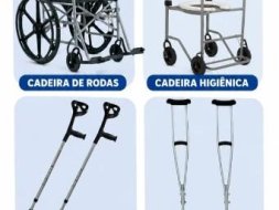 Aluguel de Cadeira de Rodas e de Banho, Muletas