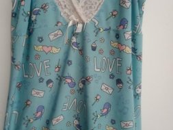 Conjunto de pijama muito confortável blusinha de alci